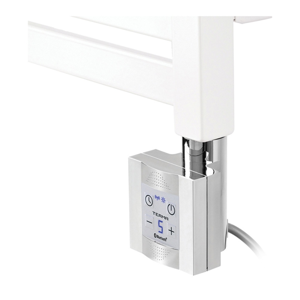 Product Cut out image of the Abacus Chrome Thermostatic Dual Fuel Element